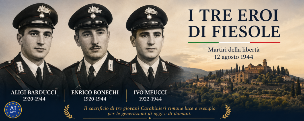 Tre eroi..e una divisa per sempre… Tre eroi..e una divisa per sempre…